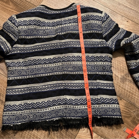 Ann Taylor Black and White Patterned Blazer - Picture 9 of 9